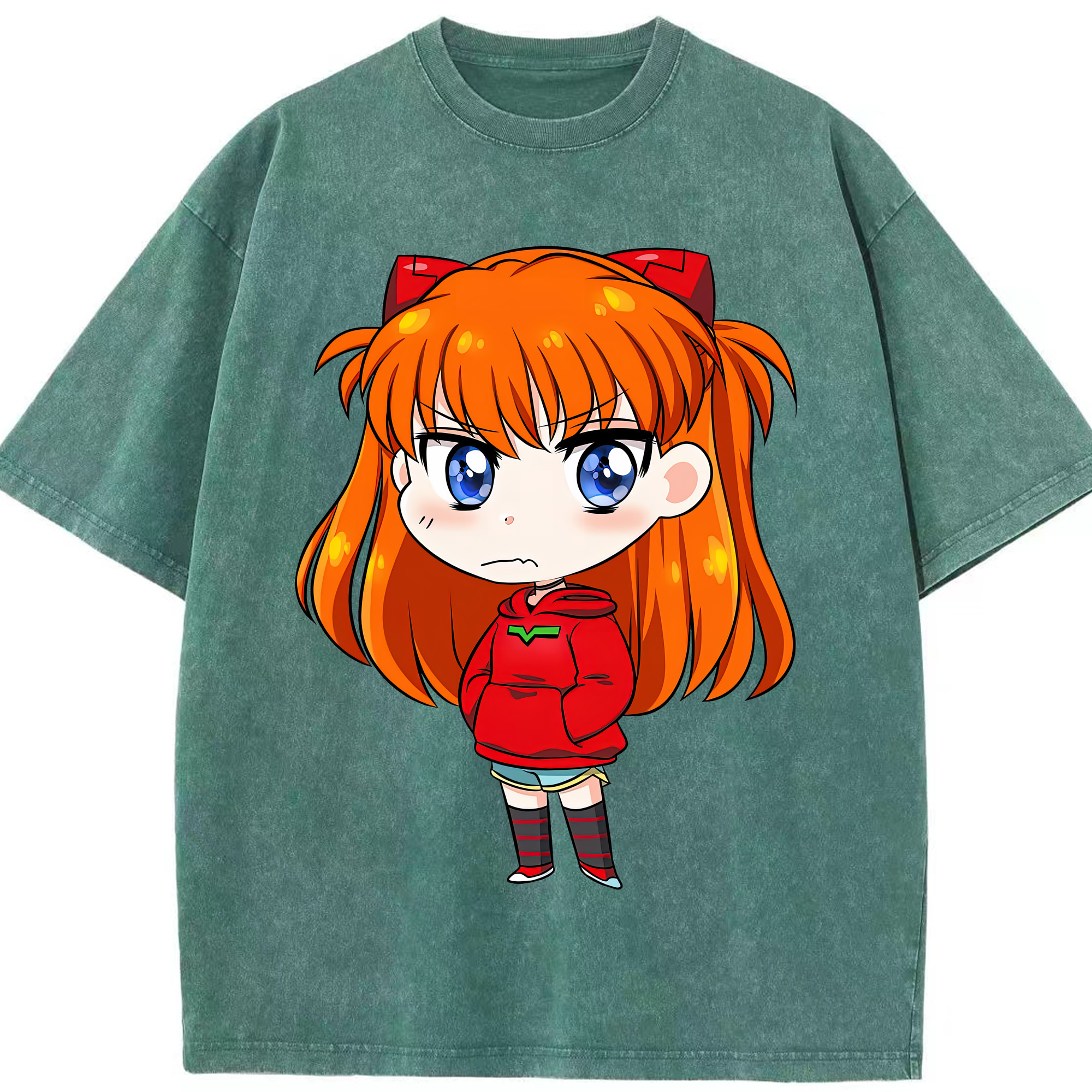 （画像用） EVA 新世紀エヴァンゲリオン 綿100% ヴィンテージ風 半袖Tシャツ（フロントプリント）